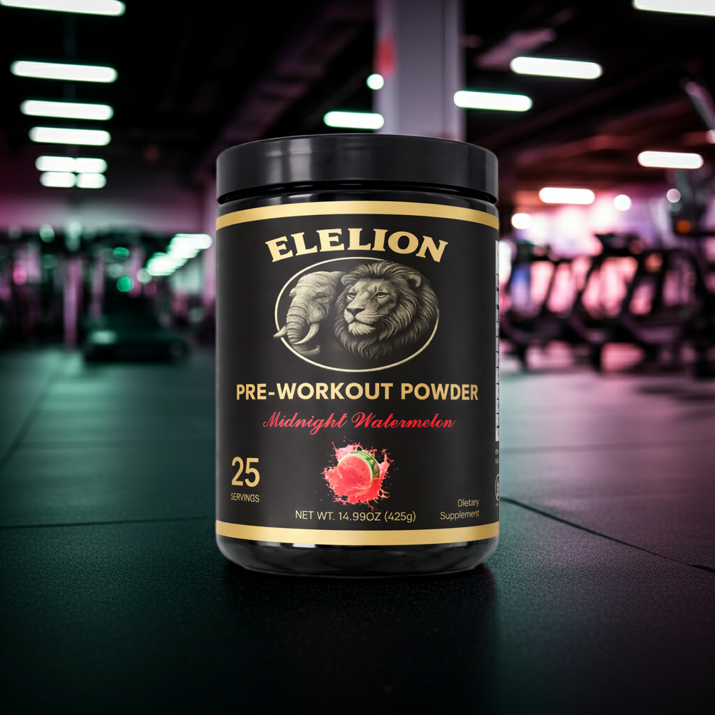 ELELION Pre-Workout Powder – Midnight Watermelon